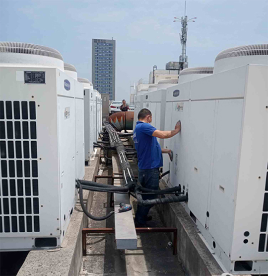 翁牛特中央空调制热和不制冷系统维修方法